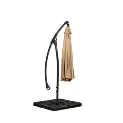 3m Royal Craft Deluxe Pedal Operated Rotational Cantilever Parasol With Cross Stand -Gardens and Outdoors 1000147609 alt01