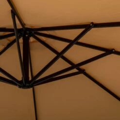 3m Royal Craft Deluxe Pedal Operated Rotational Cantilever Parasol With Cross Stand -Gardens and Outdoors 1000147609 alt05