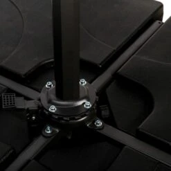 3m Royal Craft Deluxe Pedal Operated Rotational Cantilever Parasol With Cross Stand -Gardens and Outdoors 1000147609 alt06