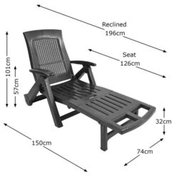 Trabella Potenza Lounger -Gardens and Outdoors 1000148059 alt09