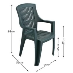 Tivoli 2 Seater Green Bistro Set With Parma Chairs 21 Tivoli 2 Seater Green Bistro Set With Parma Chairs -Gardens and Outdoors 1000162755 alt09