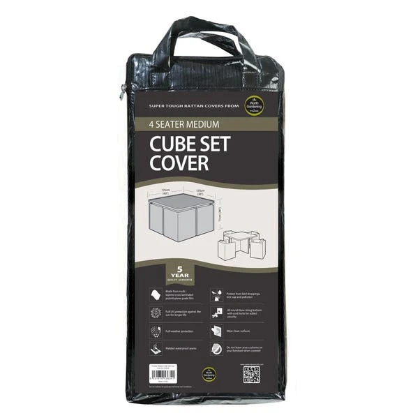 Garland 4 Seater Cube Furniture Set Cover 5 Garland 4 Seater Cube Furniture Set Cover - Image 3