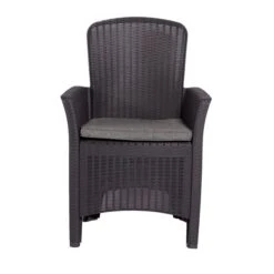 Faro 2 Seater Black Bistro Set -Gardens and Outdoors 1000183988 alt01