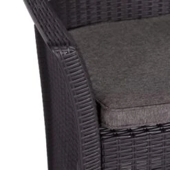 Faro 2 Seater Black Bistro Set -Gardens and Outdoors 1000183988 alt03