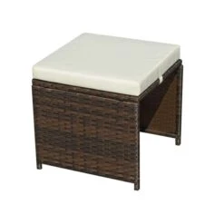 Cannes 8 Seater Brown Cube Set -Gardens and Outdoors 1000184029 alt05