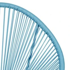 Monaco 2 Seater Blue Egg Chair Bistro Set 12 Monaco 2 Seater Blue Egg Chair Bistro Set -Gardens and Outdoors 30396151 alt03