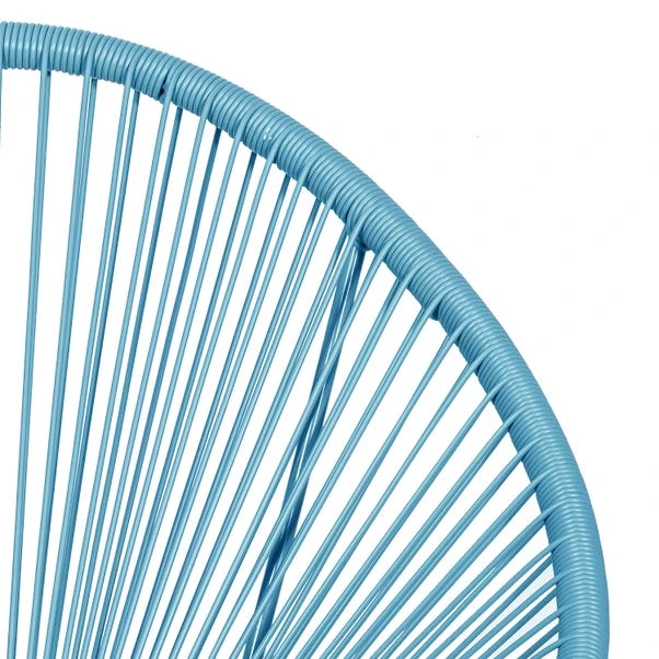 Monaco 2 Seater Blue Egg Chair Bistro Set 6 Monaco 2 Seater Blue Egg Chair Bistro Set - Image 4