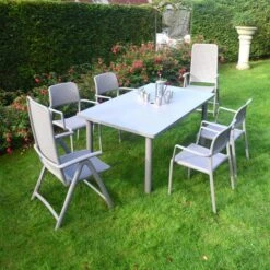 NARDI Libeccio 6 Seater Extendable Dining Set