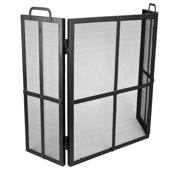 Ivyline Iron Surround Fire Screen 3 Ivyline Iron Surround Fire Screen