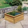 Medium Aquatic Wooden Planter 1 Medium Aquatic Wooden Planter -Gardens and Outdoors 30600777