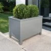Florenity Grigio Grey Rectangular Planter -Gardens and Outdoors 30601060