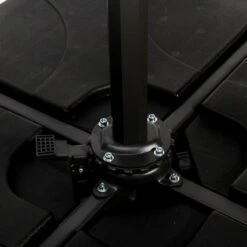 3m Royal Craft Deluxe Pedal Operated Rotational Cantilever Parasol With Cross Stand -Gardens and Outdoors 30650022 alt09