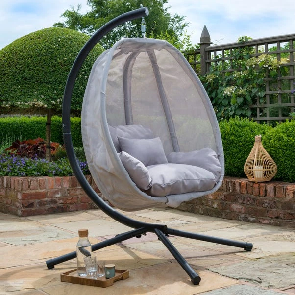 Grey Cocoon Egg Chair 3 Grey Cocoon Egg Chair