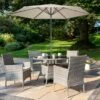 2.7m Cream Crank Parasol 2 2.7m Cream Crank Parasol -Gardens and Outdoors 30674692