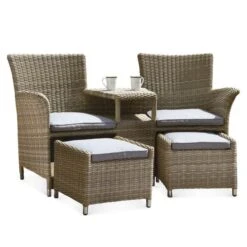 Wentwoth 2 Seater Bistro Set -Gardens and Outdoors 30694184 alt04