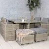 Wentwoth 8 Seater Cube Set -Gardens and Outdoors 30694207