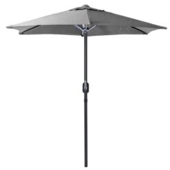 2m Grey Crank Parasol