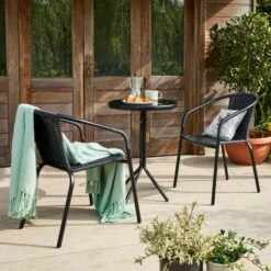 Rattan Bistro Chair 24 Rattan Bistro Chair -Gardens and Outdoors 30718841 alt05