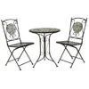 Blue Mosaic Bistro Set -Gardens and Outdoors 30726040