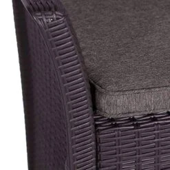 Faro 2 Seater Black Bistro Set -Gardens and Outdoors 30726506 alt04