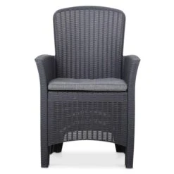 Faro 2 Seater Black Bistro Set -Gardens and Outdoors 30726506 alt06