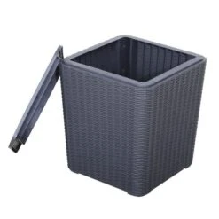 Faro 2 Seater Black Bistro Set -Gardens and Outdoors 30726506 alt08