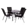 Rio 4 Seater Dining Set With Parasol 2 Rio 4 Seater Dining Set With Parasol -Gardens and Outdoors 30727767