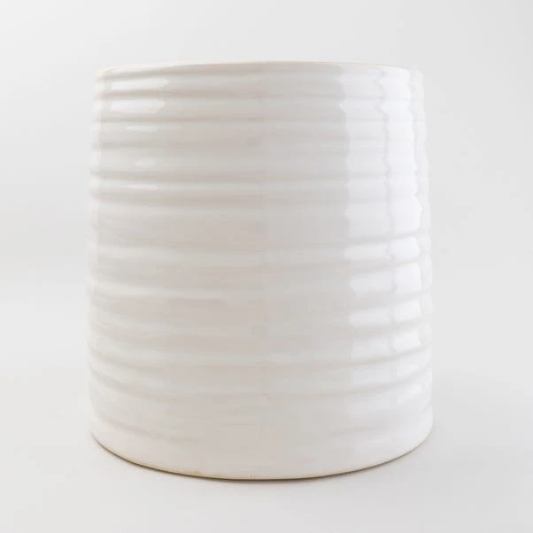 Churchgate Ceramic Ripple Plant Pot 3 Churchgate Ceramic Ripple Plant Pot - Image 2