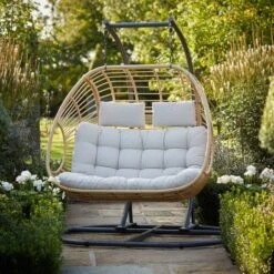 Singapore Double Egg Chair -Gardens and Outdoors 30747654 alt02