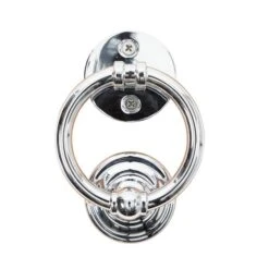 Traditional Chrome Door Knocker 7 Traditional Chrome Door Knocker -Gardens and Outdoors 30756559 alt02