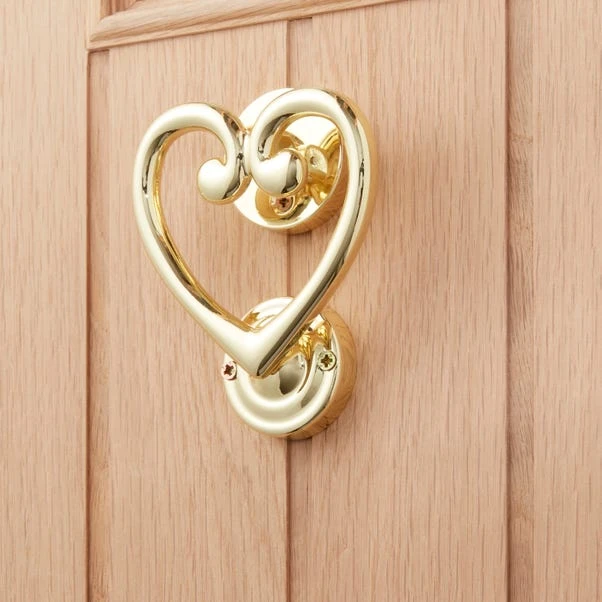 Heart Gold Door Knocker 4 Heart Gold Door Knocker - Image 2