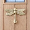 Dragonfly Gold Door Knocker 2 Dragonfly Gold Door Knocker -Gardens and Outdoors 30756568