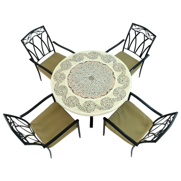 Avignon Dining Table With 4 Ascot Chairs Set 6 Avignon Dining Table With 4 Ascot Chairs Set - Image 4