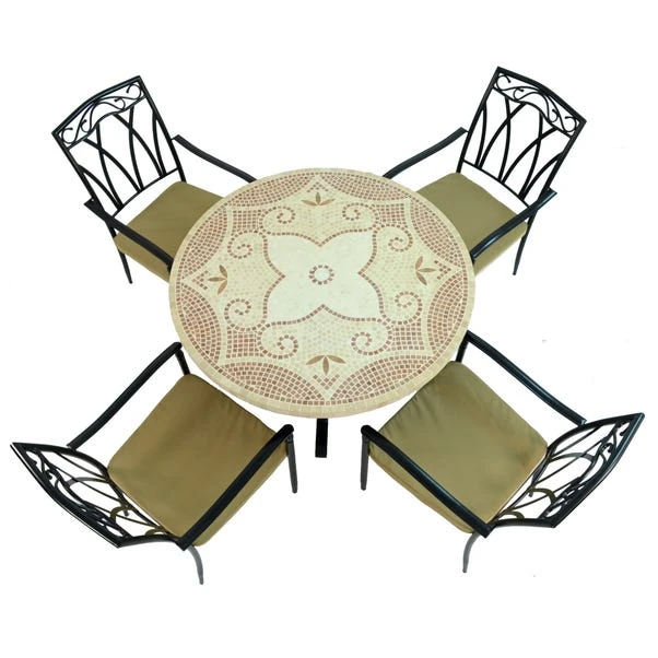 Provence Dining Table With 4 Ascot Chairs Set 4 Provence Dining Table With 4 Ascot Chairs Set - Image 2