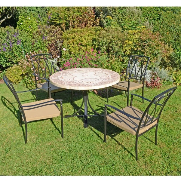 Provence Dining Table With 4 Ascot Chairs Set 6 Provence Dining Table With 4 Ascot Chairs Set - Image 4