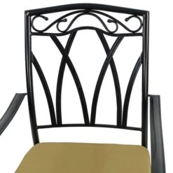 Virginia 91cm Patio Table Set With 4 Austin Chairs -Gardens and Outdoors 30760670 alt07