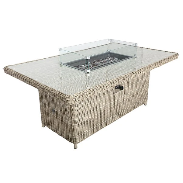 Wentworth 7 Piece Deluxe Modular Corner Lounge Set With Rectangular Firepit 5 Wentworth 7 Piece Deluxe Modular Corner Lounge Set With Rectangular Firepit - Image 3