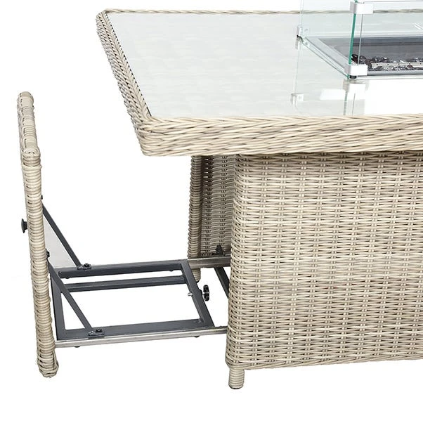 Wentworth 7 Piece Deluxe Modular Corner Lounge Set With Rectangular Firepit 12 Wentworth 7 Piece Deluxe Modular Corner Lounge Set With Rectangular Firepit - Image 10