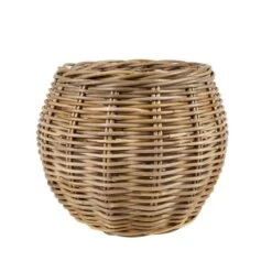 Churchgate Set Of 2 Rattan Planters -Gardens and Outdoors 30788937 alt03