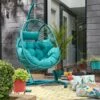 Elements Peacock Hanging Egg Chair -Gardens and Outdoors 30791543