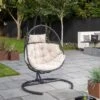 Singapore Hanging Egg Chair -Gardens and Outdoors 30791544