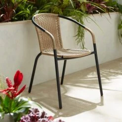 Rattan Bistro Chair 18 Rattan Bistro Chair -Gardens and Outdoors 30792372 alt04