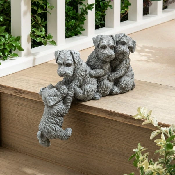 4 Schnauzer Garden Décor 3 4 Schnauzer Garden Décor