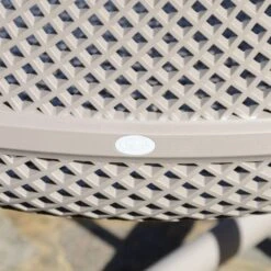 Turtle Dove Cube Dining Table With 6 Net Chair Set -Gardens and Outdoors 30826761 alt04