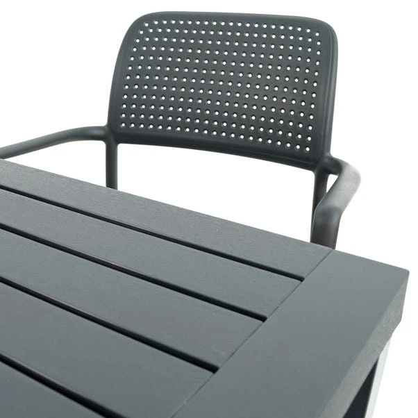 Cube Dining Table With 6 Bora Chair Set Anthracite 8 Cube Dining Table With 6 Bora Chair Set Anthracite - Image 6