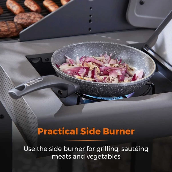 Tower Stealth 2000 Two Burner Gas BBQ, Black Steel 7 Tower Stealth 2000 Two Burner Gas BBQ, Black Steel - Image 5