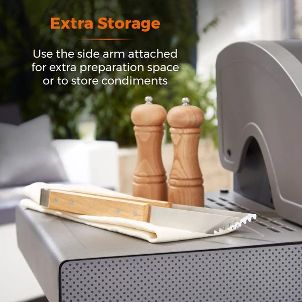 Tower Stealth 2000 Two Burner Gas BBQ, Black Steel 8 Tower Stealth 2000 Two Burner Gas BBQ, Black Steel - Image 6