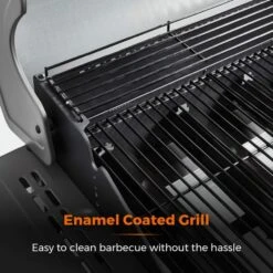 Tower Stealth 2000 Two Burner Gas BBQ, Black Steel 19 Tower Stealth 2000 Two Burner Gas BBQ, Black Steel -Gardens and Outdoors 30849181 alt07