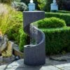 Outdoor Spiral Water Feature -Gardens and Outdoors 30849640