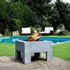 Square Firebowl & Console 1 Square Firebowl & Console -Gardens and Outdoors 30850294